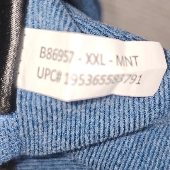 ZeroXposur Mens Quarter Zip Pullover Midnight Blue B86957 XXL Activewear Top - Picture 7 of 10